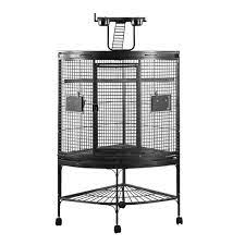 Liberta Alaska Corner Parrot Cage with Playgym Top